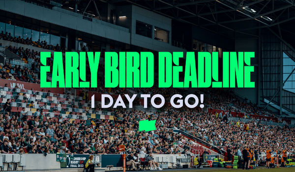 1 day to go until 2022/23 Season Ticket early bird deadline!